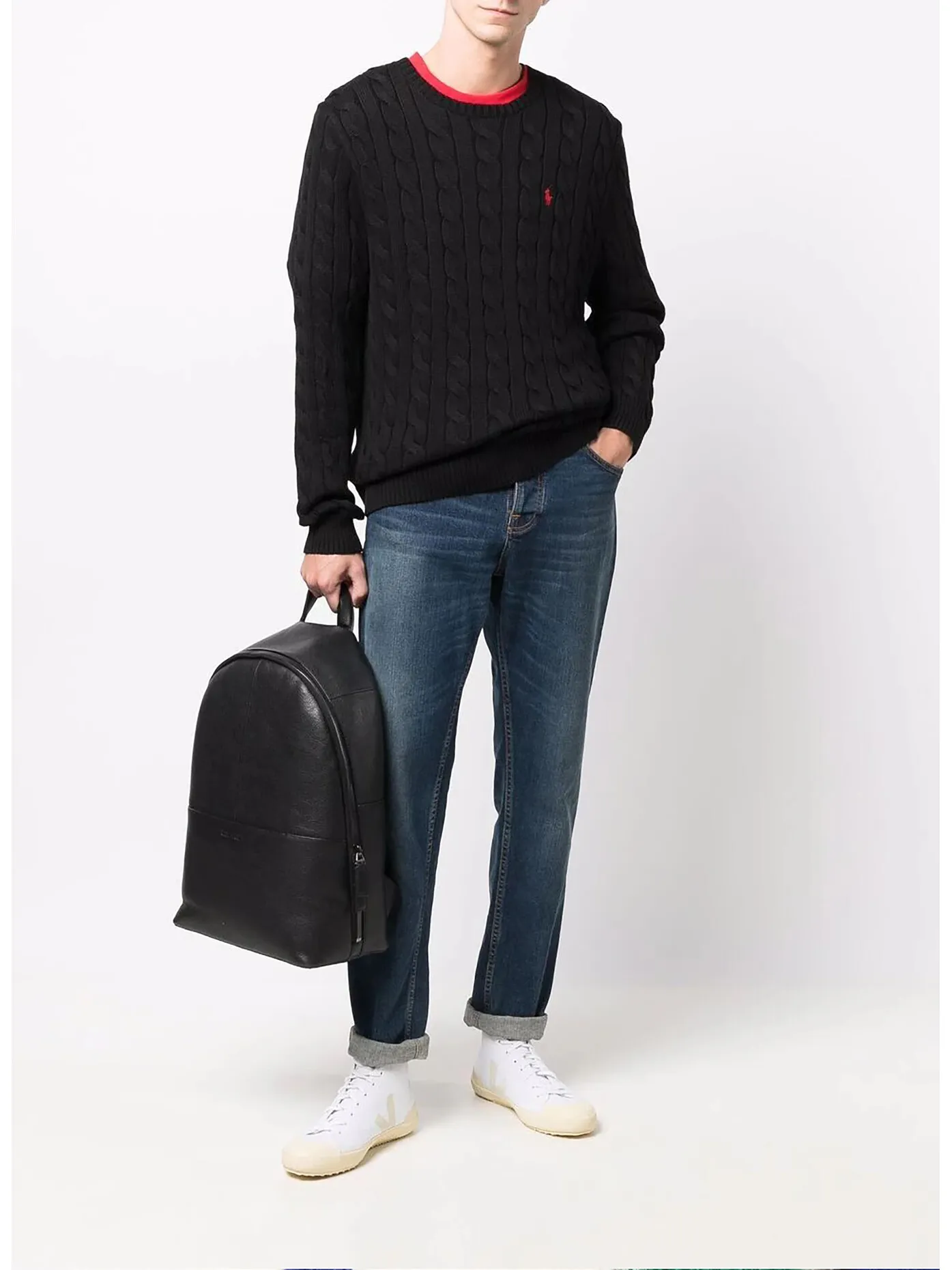     -POLO RALPH LAUREN    -MAGLIONE GIROCOLLO-