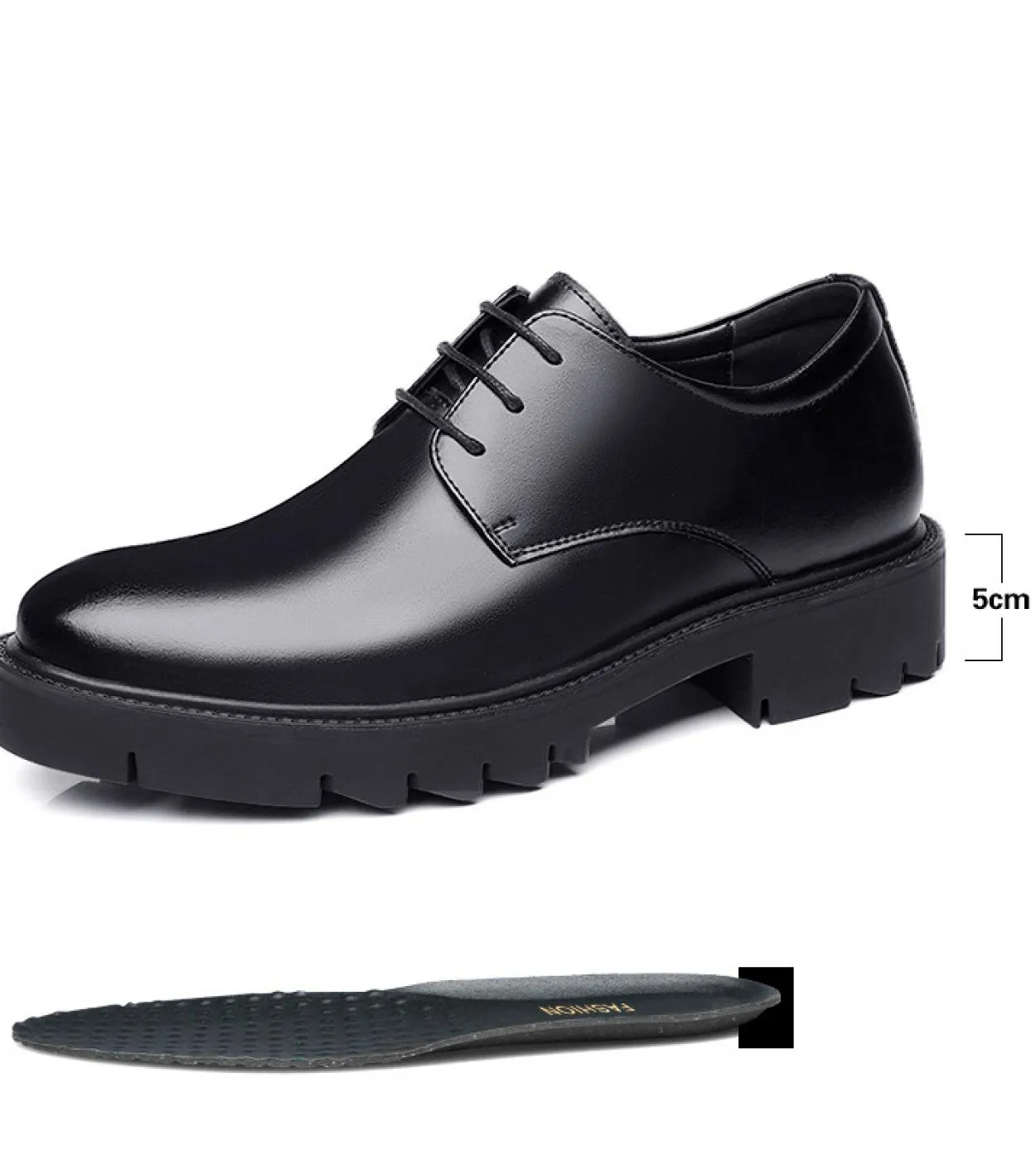 10 cm8 cm5 cm di Altezza Crescente Uomini di Affari Scarpe Da Sera Spessa Suola Uomo Sollevato Oxford Quattro Stagioni uomo sc