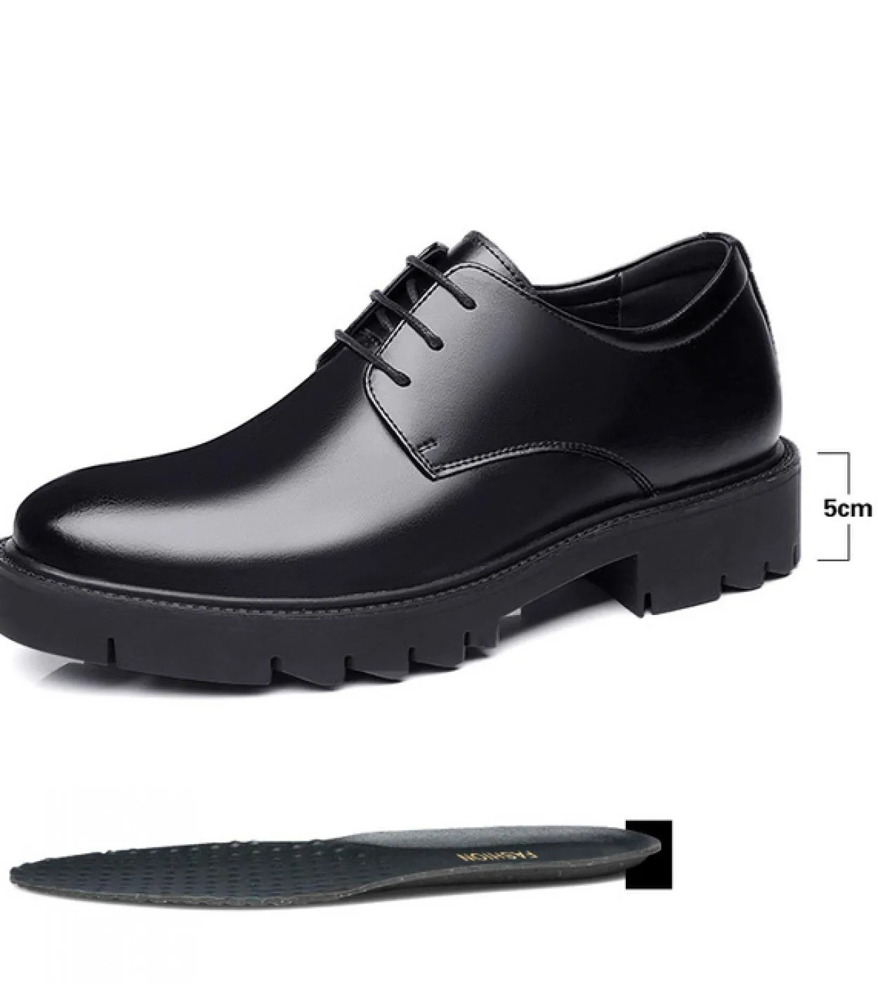 10 cm8 cm5 cm di Altezza Crescente Uomini di Affari Scarpe Da Sera Spessa Suola Uomo Sollevato Oxford Quattro Stagioni uomo sc