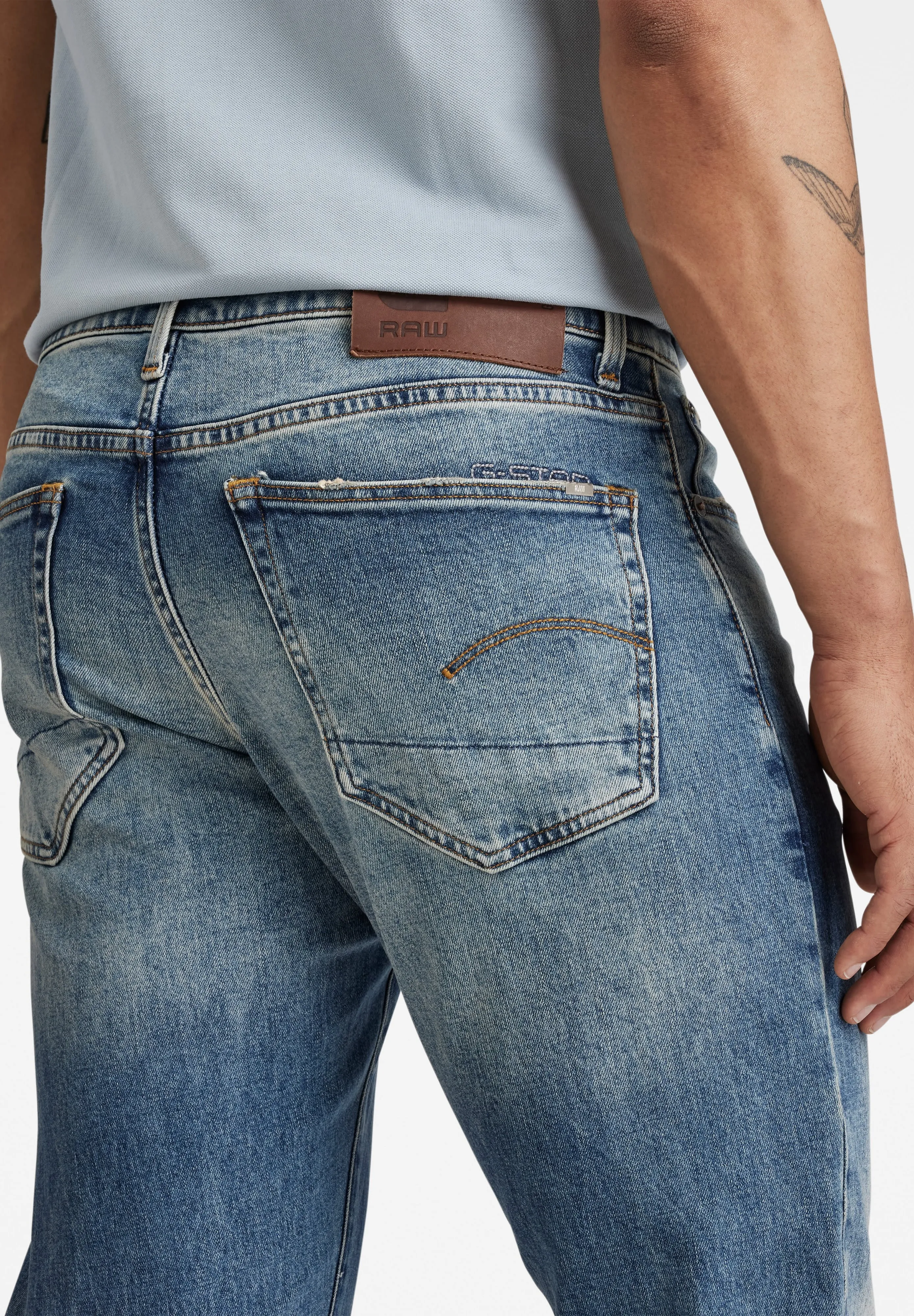 3301 STRAIGHT TAPERED - Jeans a sigaretta