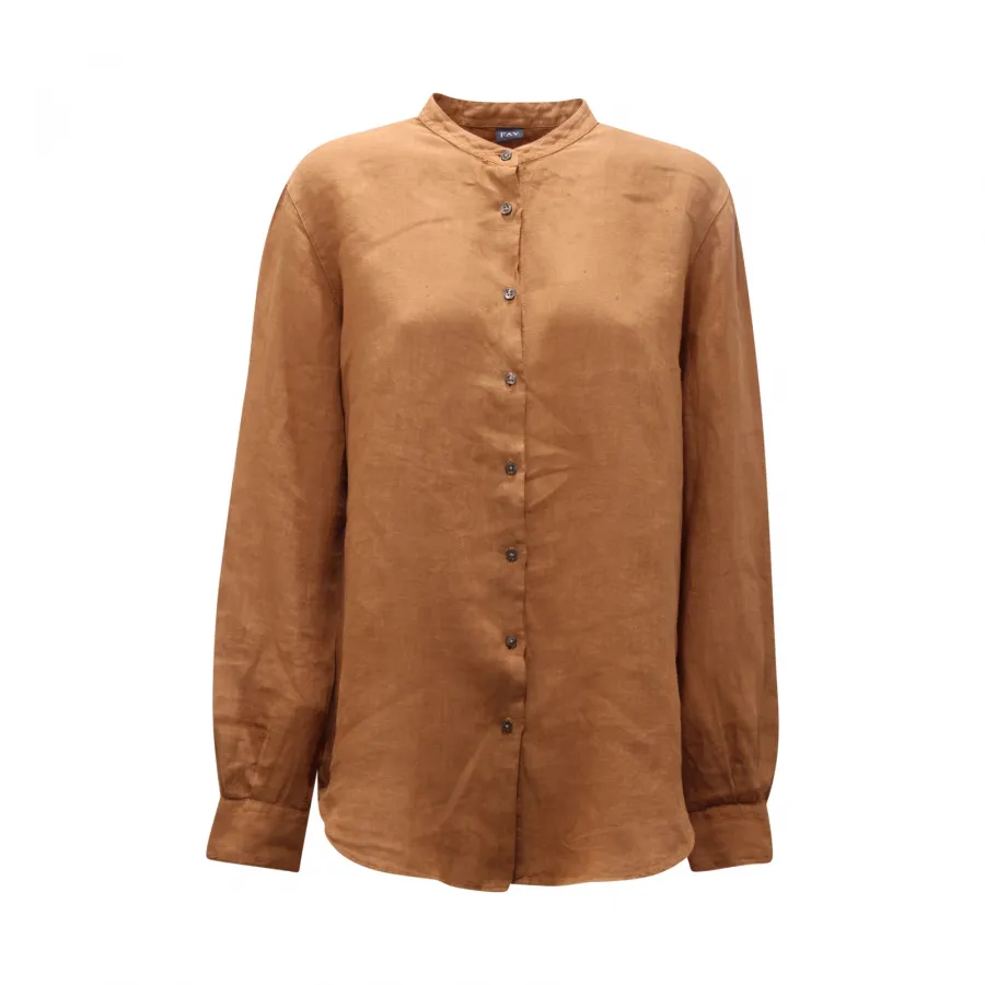 9069AR camicia coreana donna FAY woman linen shirt