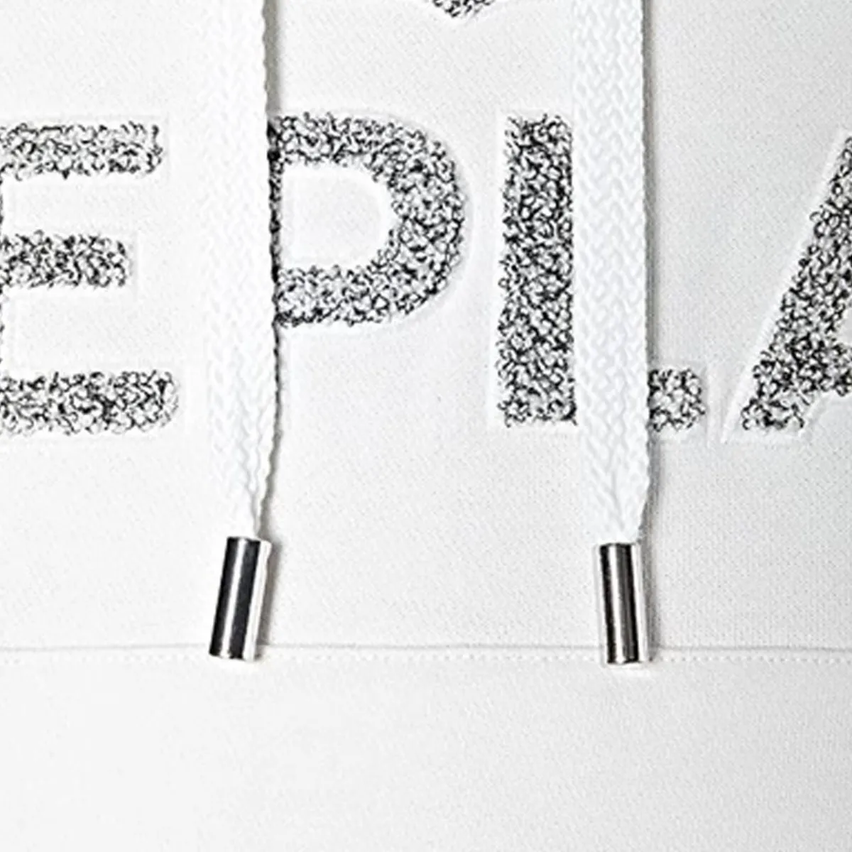 Abito In Felpa Logo, Bianco