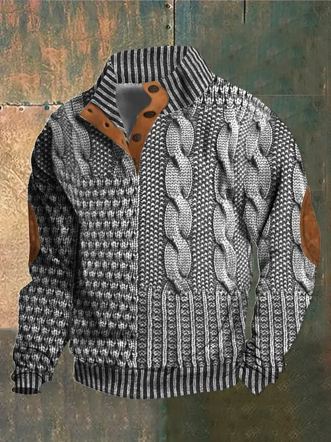 Albert - Maglione a Collo Alto Retrò