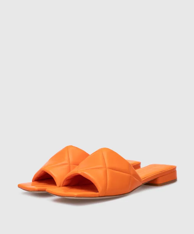 Babe Pay Pls Infradito in pelle arancione 2131052511