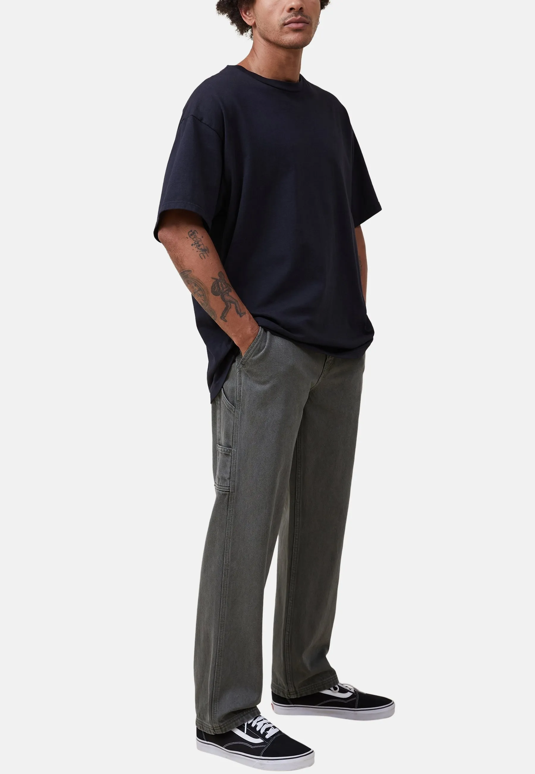 BAGGY  - Jeans a sigaretta