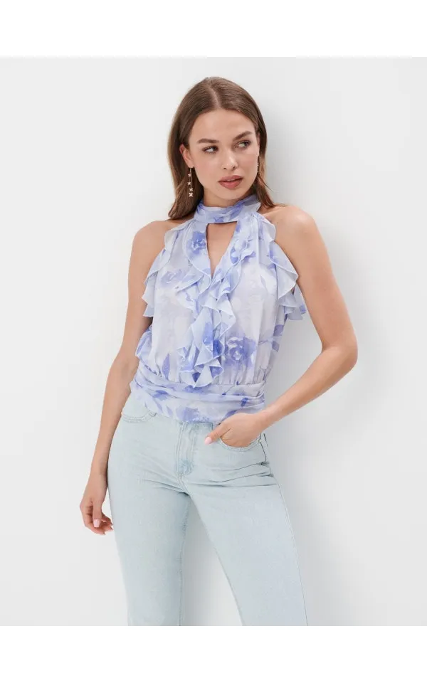 Blusa in chiffon