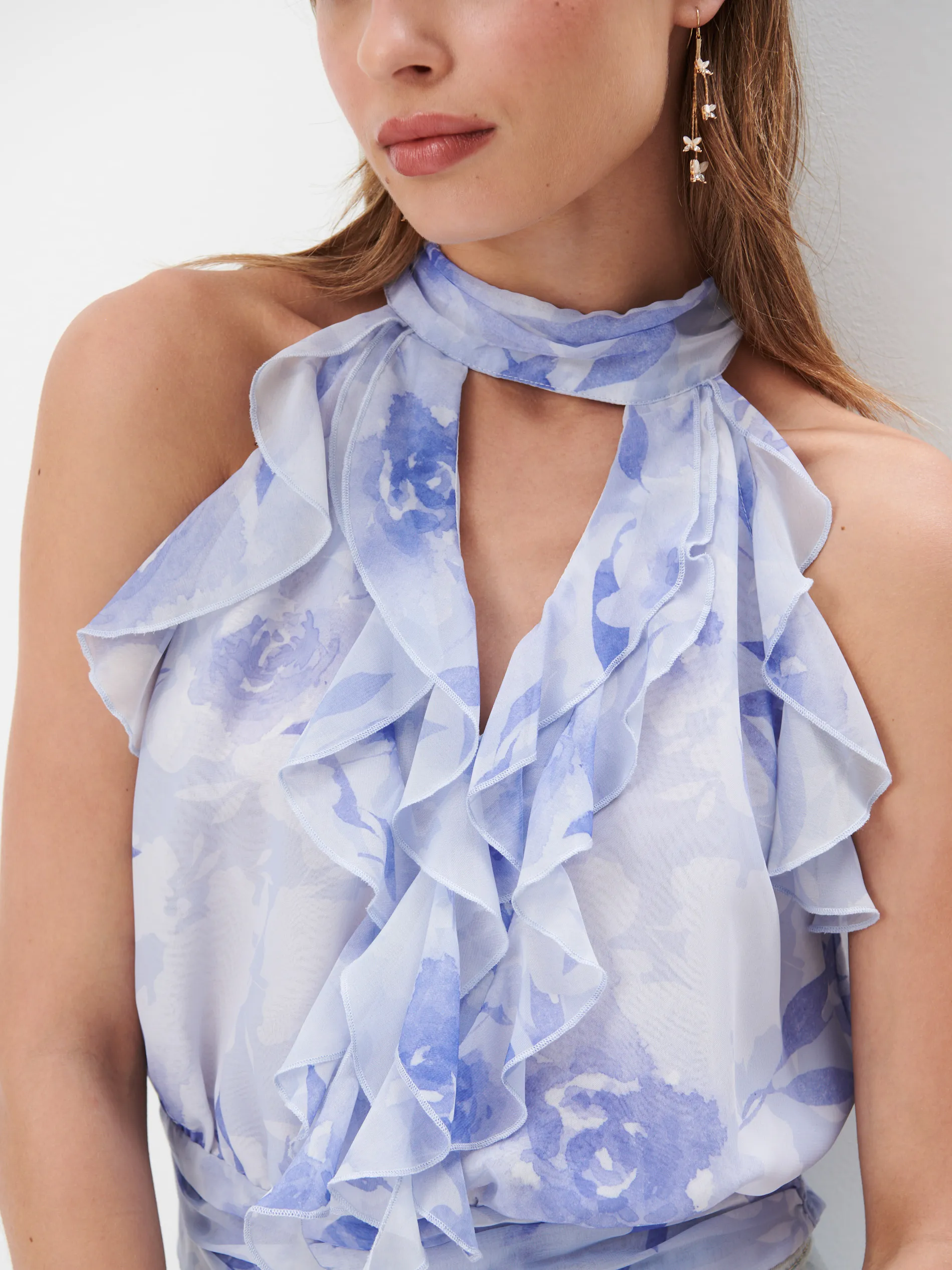 Blusa in chiffon