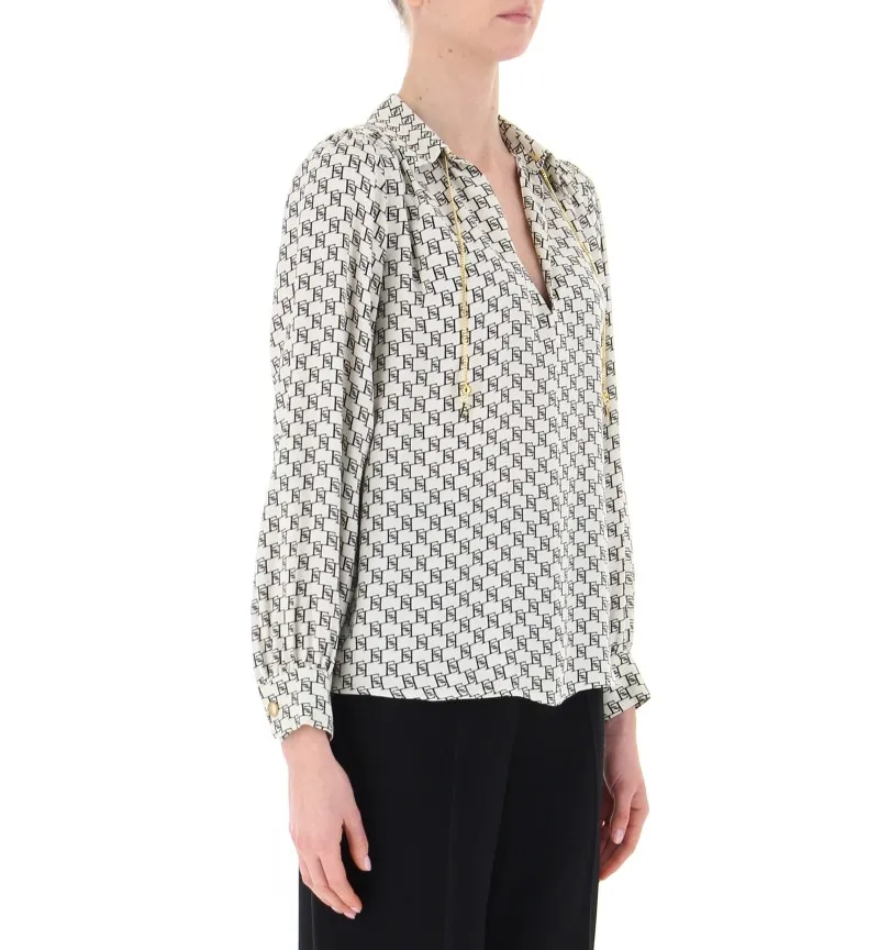 Blusa scollo V