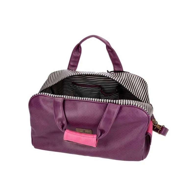 BORSA DA VIAGGIO GORJUSS SUGAR & SPICE SANTORO LONDON ORIGINAL SIMILPELLE 45X25X25CM IDEALE PER PALESTRA E PISCINA