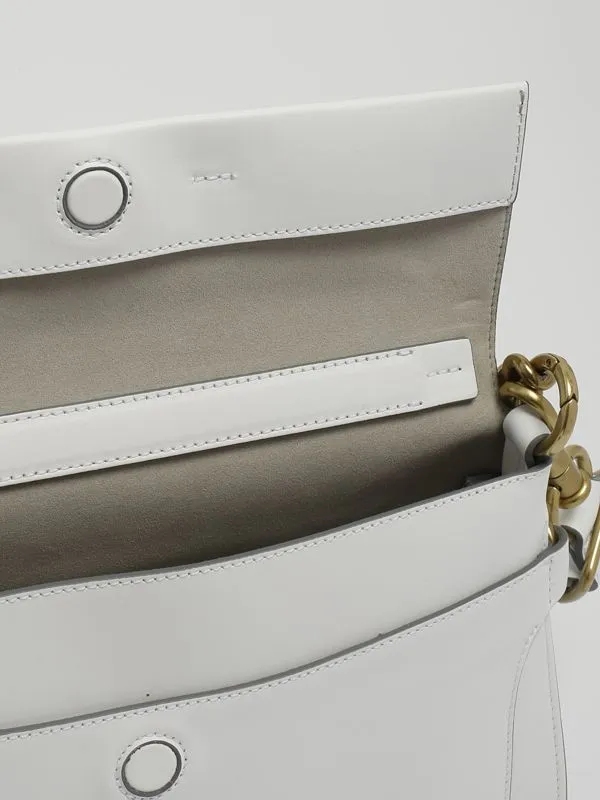 Borsa donna Orciani Missy Longuette Couture in pelle Bianco