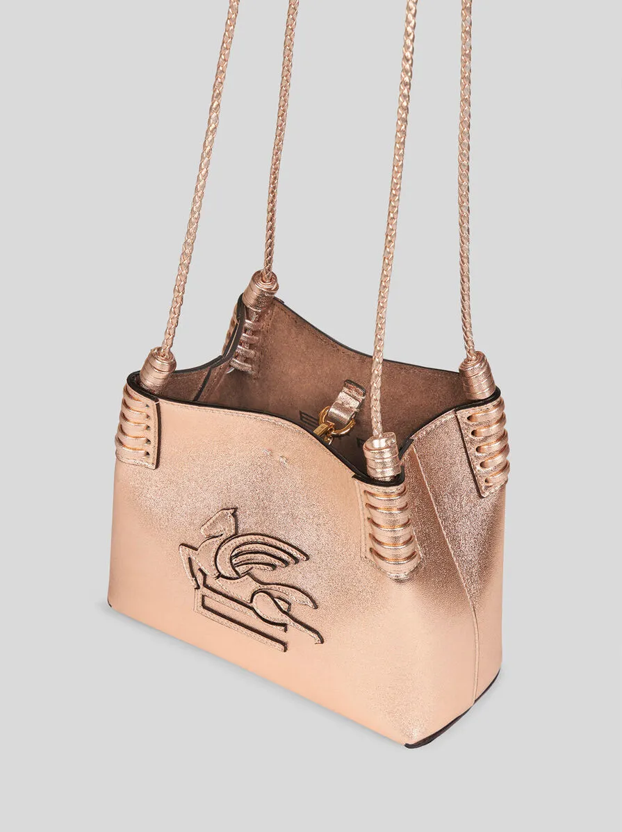 BORSA SHOPPING LIBRA MINI LAMINATA