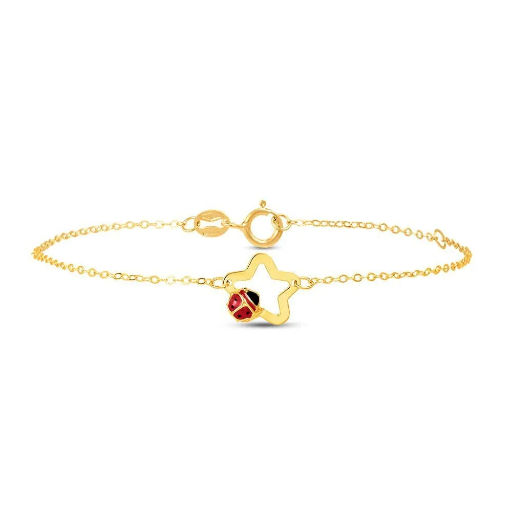 Bracciale Stella Mon Petit Oro Giallo 375/1000 14 + 2 cm 1425434