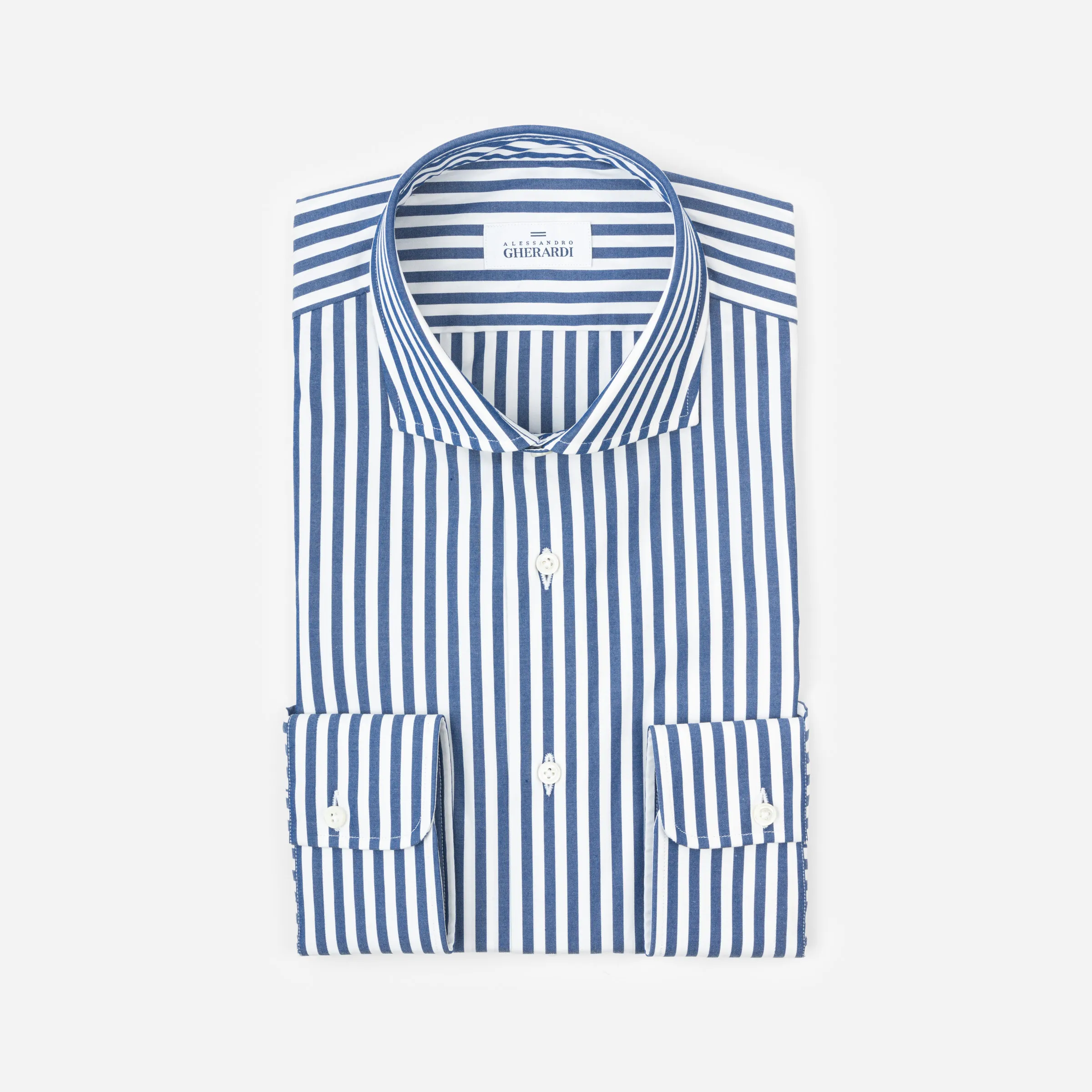 Camicia a righe in cotone