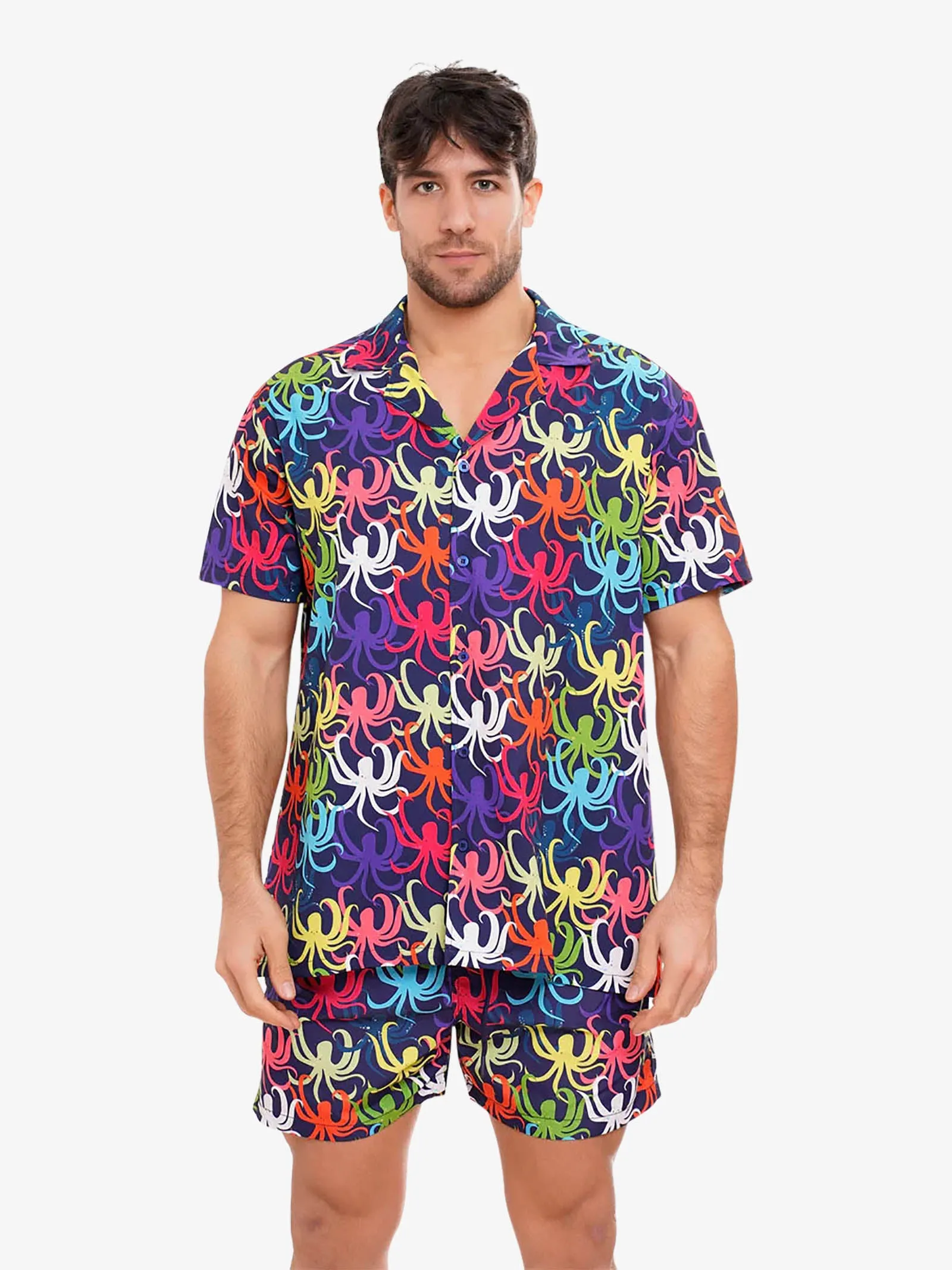 Camicia Bowling con stampa CAMICIA PRINT 24 uomo multicolor