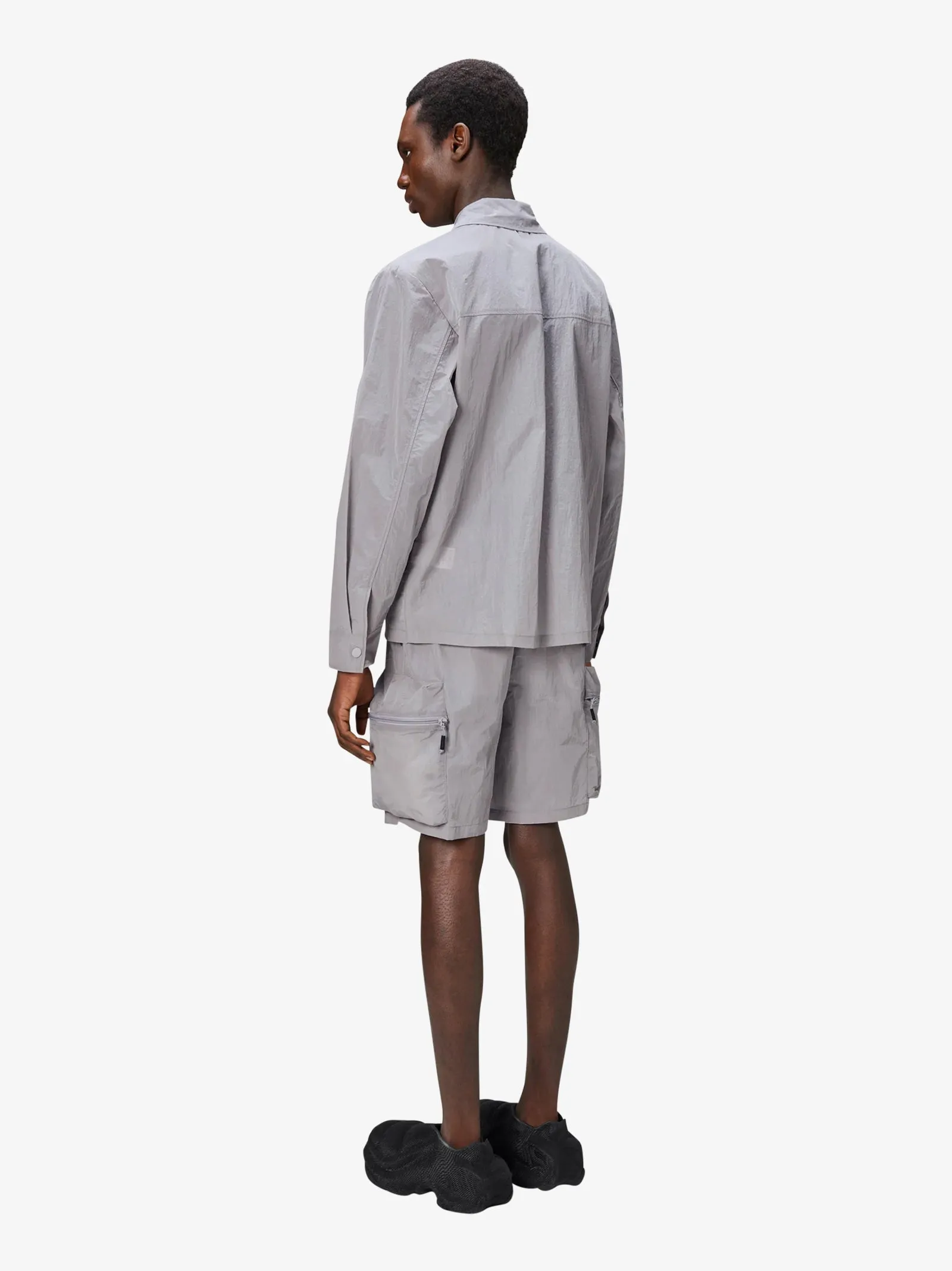 Camicia Kano Overshirt 19220 uomo nylon grigio