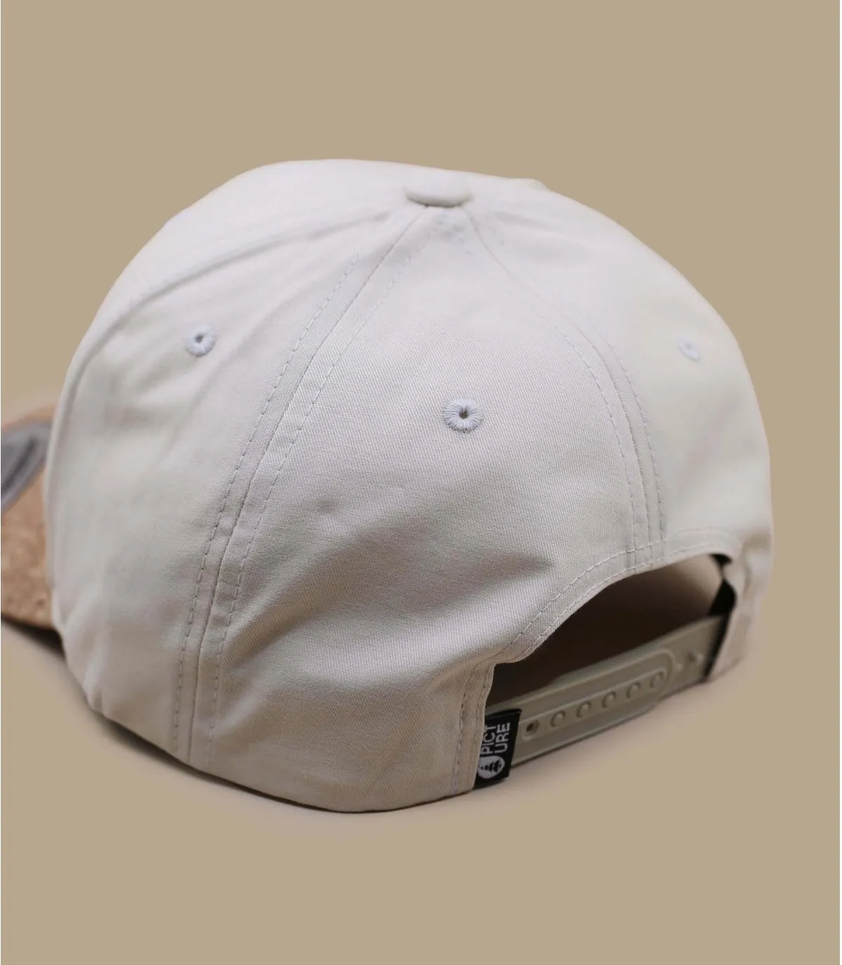 cappellino curve beigeWakopa wood ash     