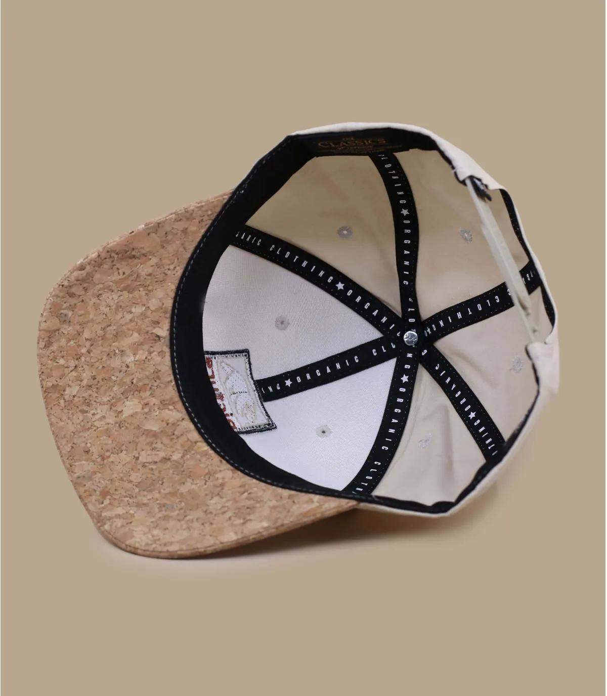 cappellino curve beigeWakopa wood ash     
