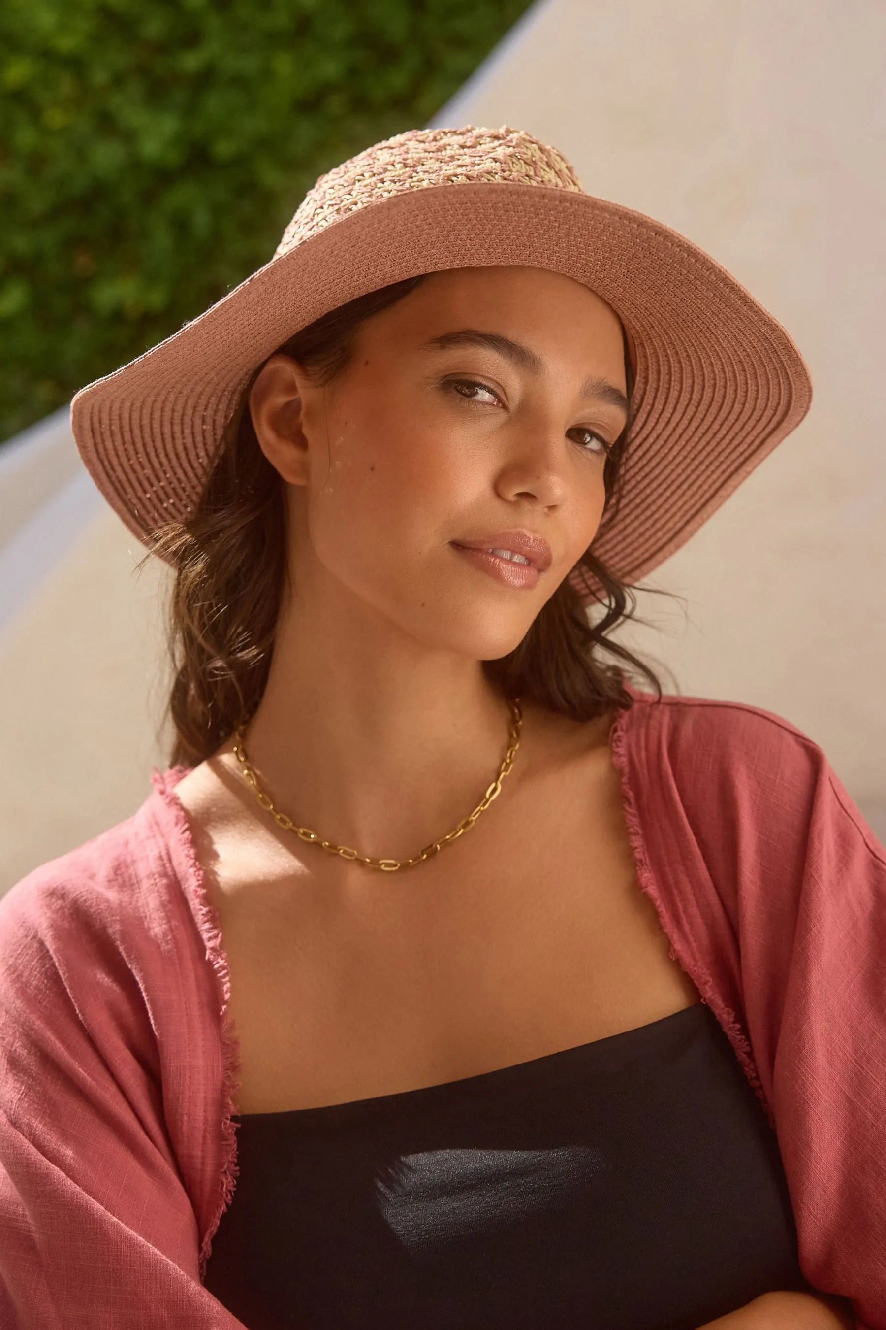 Cappello Panama con catena