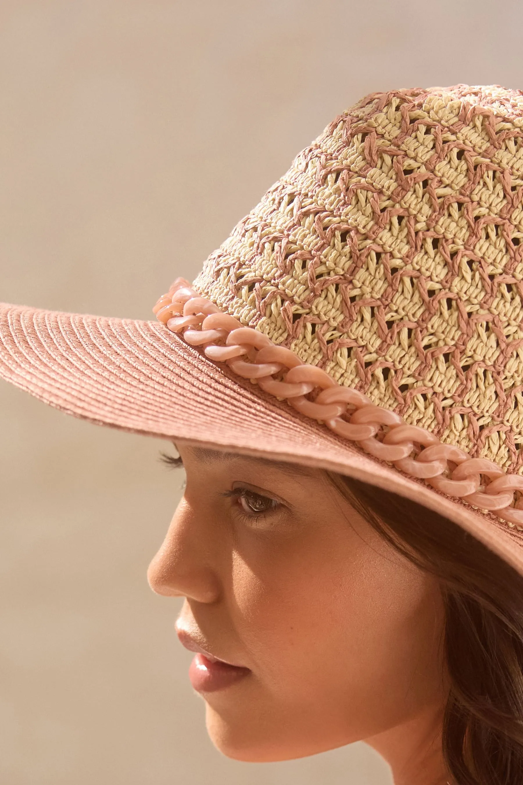 Cappello Panama con catena
