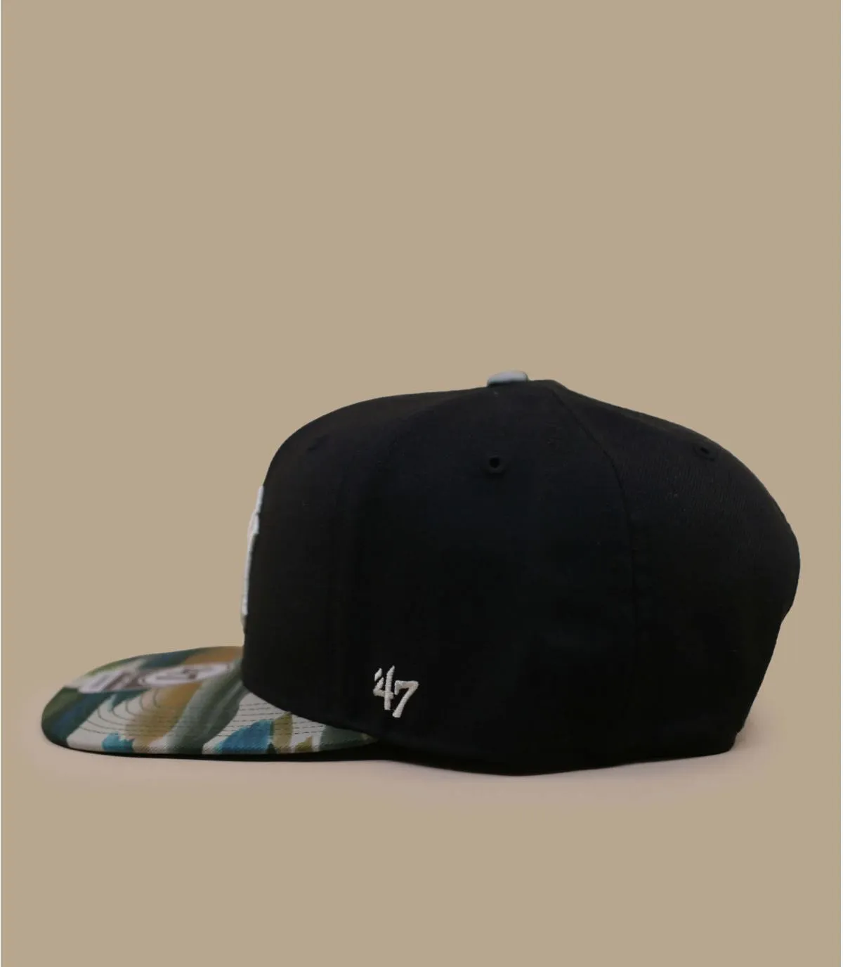 Cappello snapback NY nero con visiera mimeticaCappellini Captain Fisherman Camo NY     