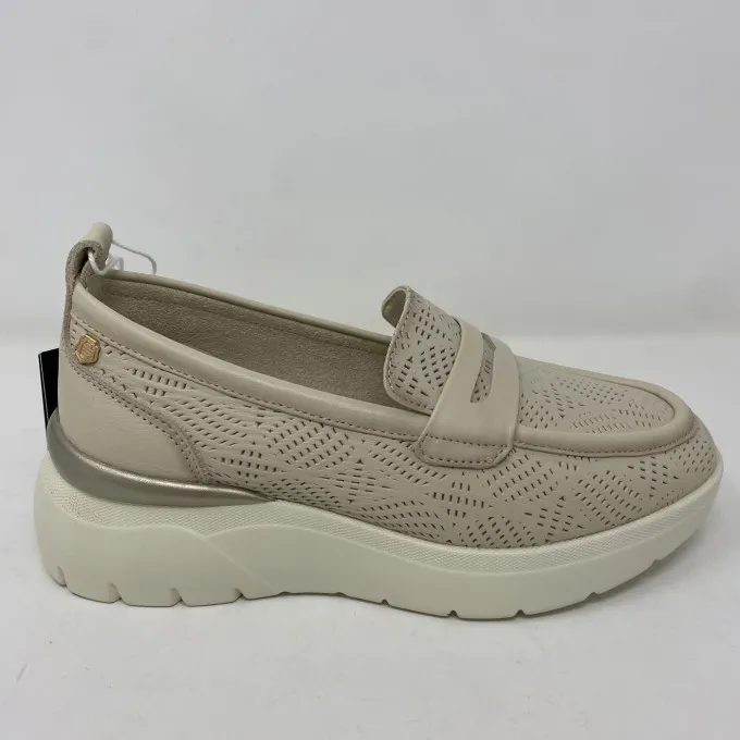 Carmela mocassino in pelle tacco 6