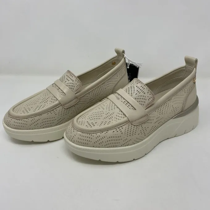 Carmela mocassino in pelle tacco 6