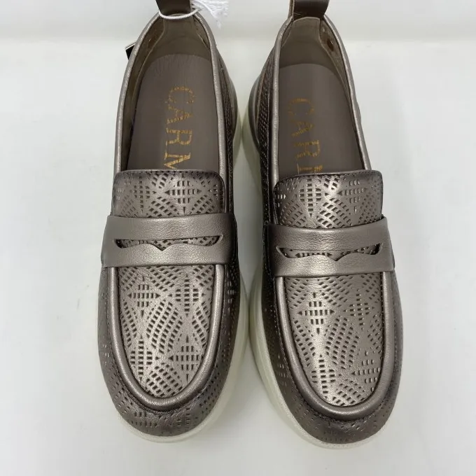 Carmela mocassino in pelle tacco 6