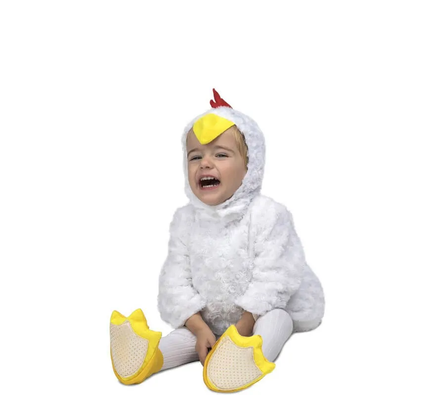 Costume in peluche bianco per bambini e neonati