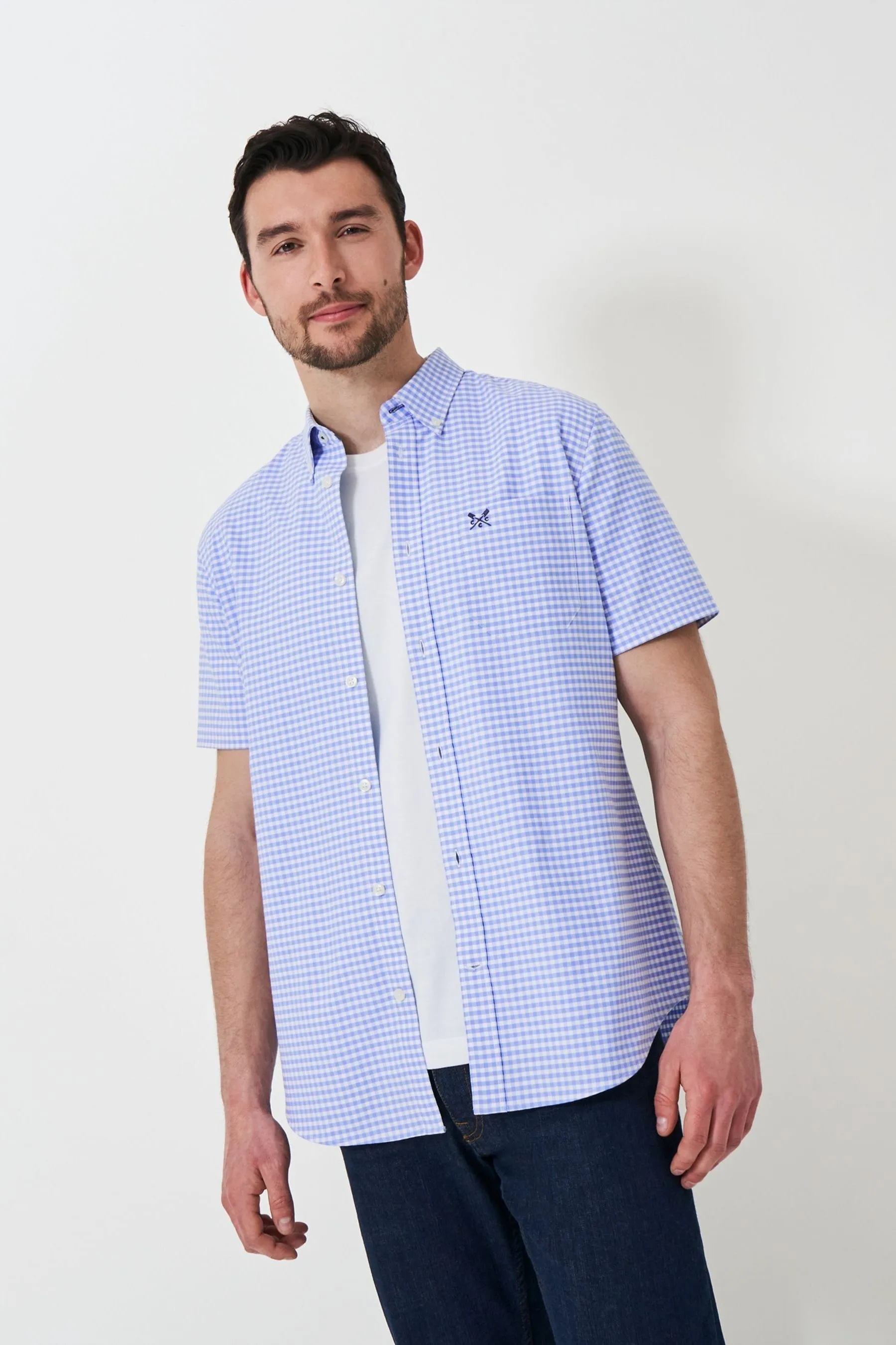 Crew Clothing - Camicia in Oxford vestibilità classica in percalle