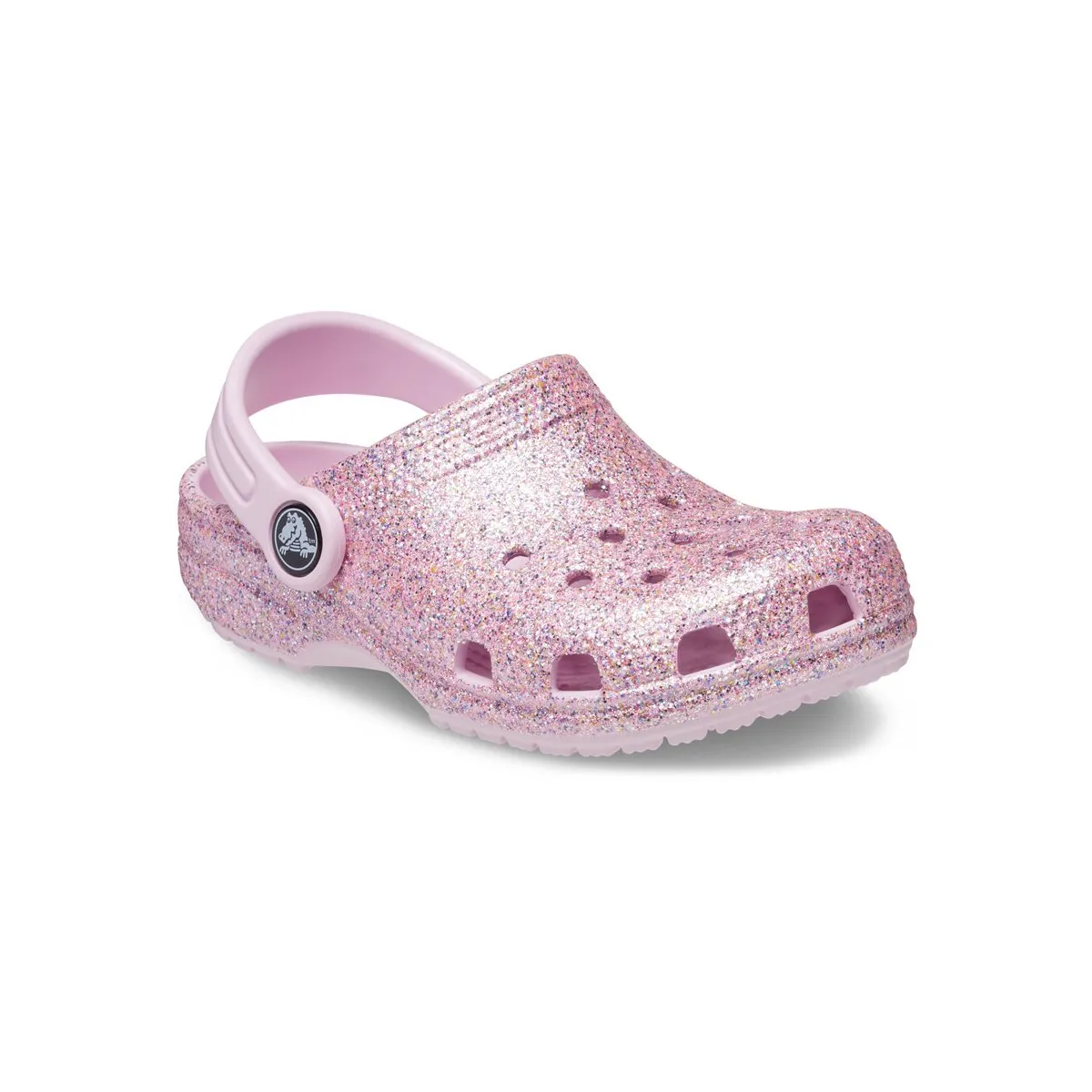 Crocs CR.206992-WHRB Classic glitter clog toddler