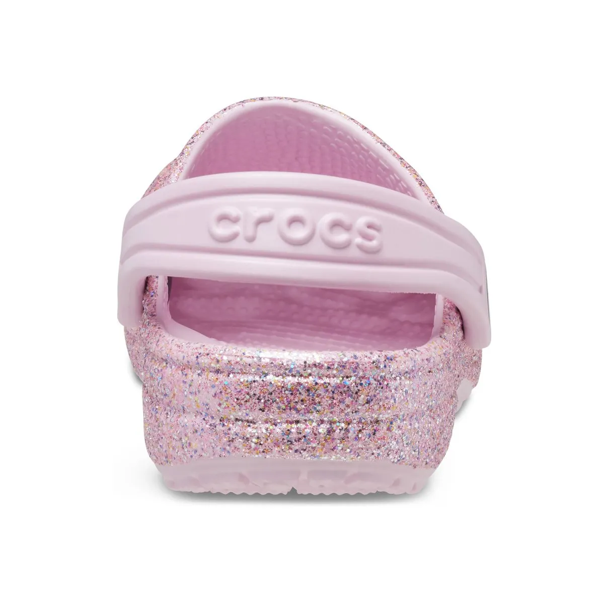 Crocs CR.206992-WHRB Classic glitter clog toddler