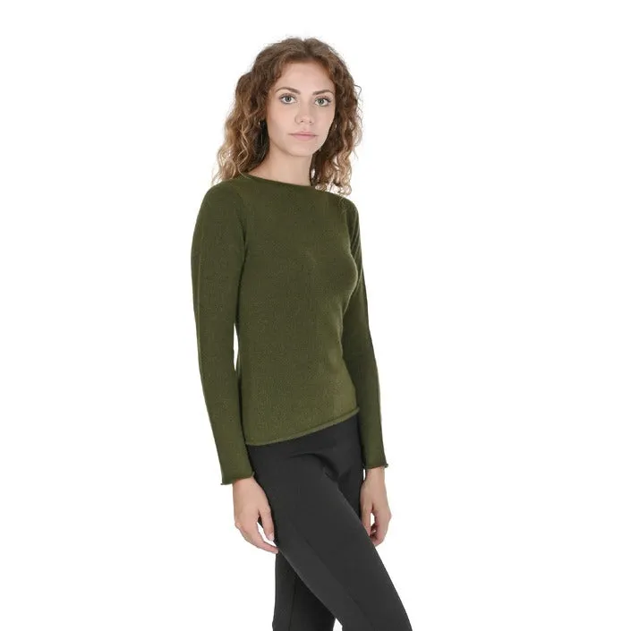 Crown of Edinburgh Cashmere maglia verde   