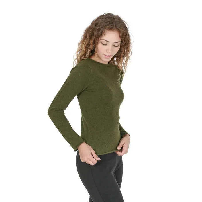 Crown of Edinburgh Cashmere maglia verde   