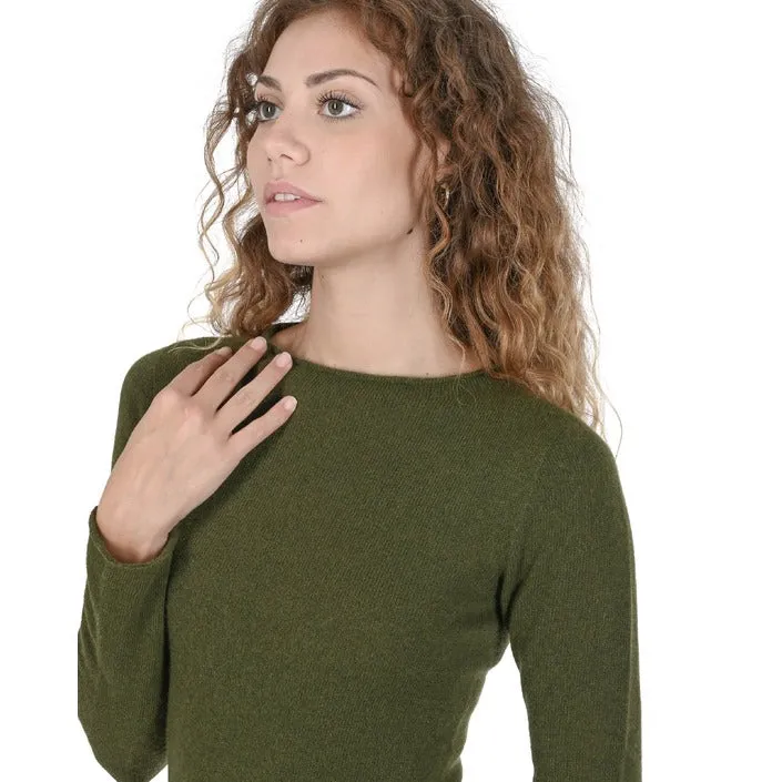 Crown of Edinburgh Cashmere maglia verde   