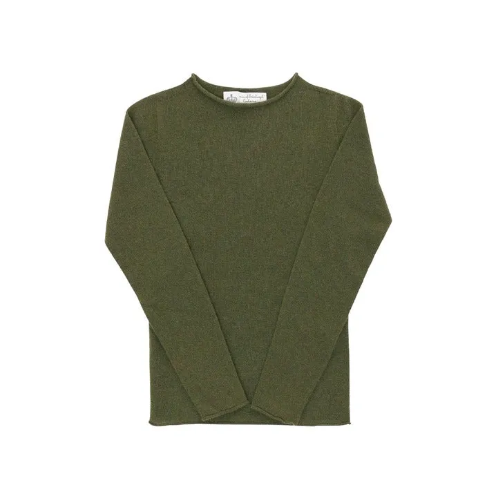 Crown of Edinburgh Cashmere maglia verde   