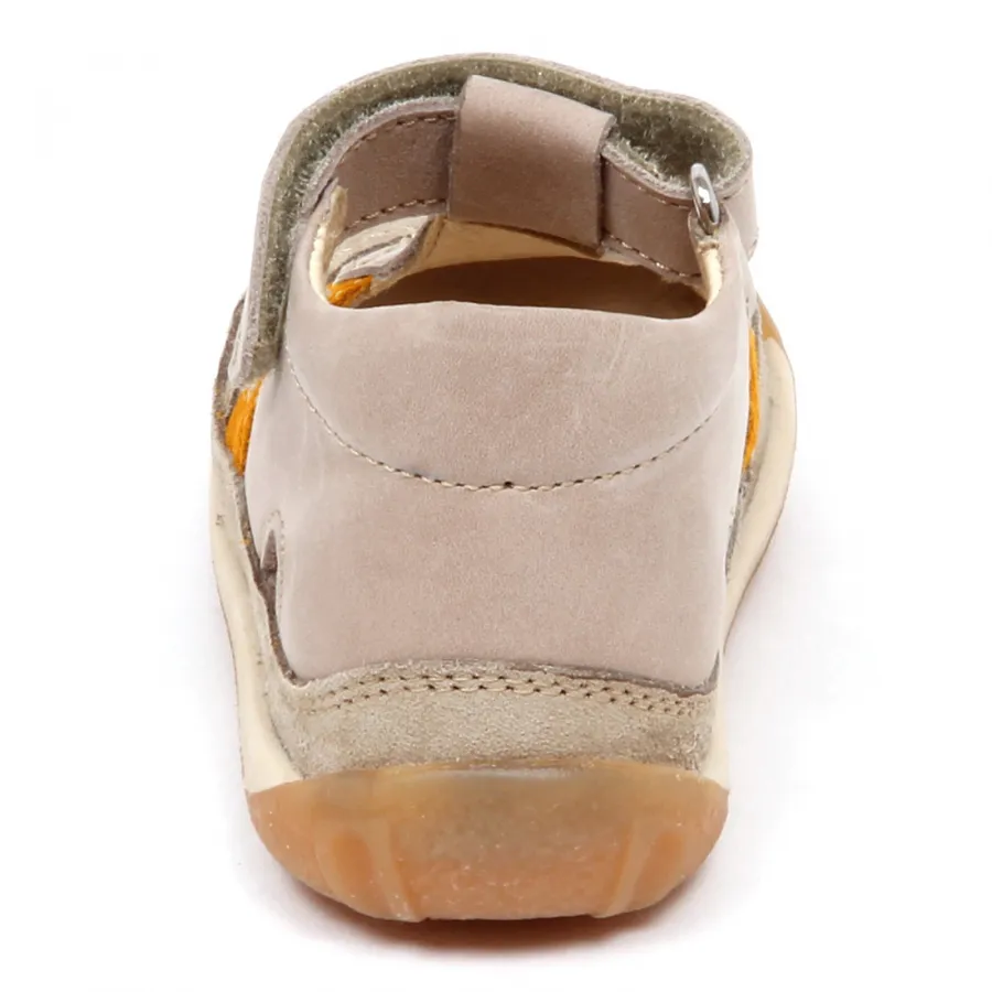 E5916 sandalo bimbo taupe FALCOTTO NATURINO scarpe primi passi shoe baby boy