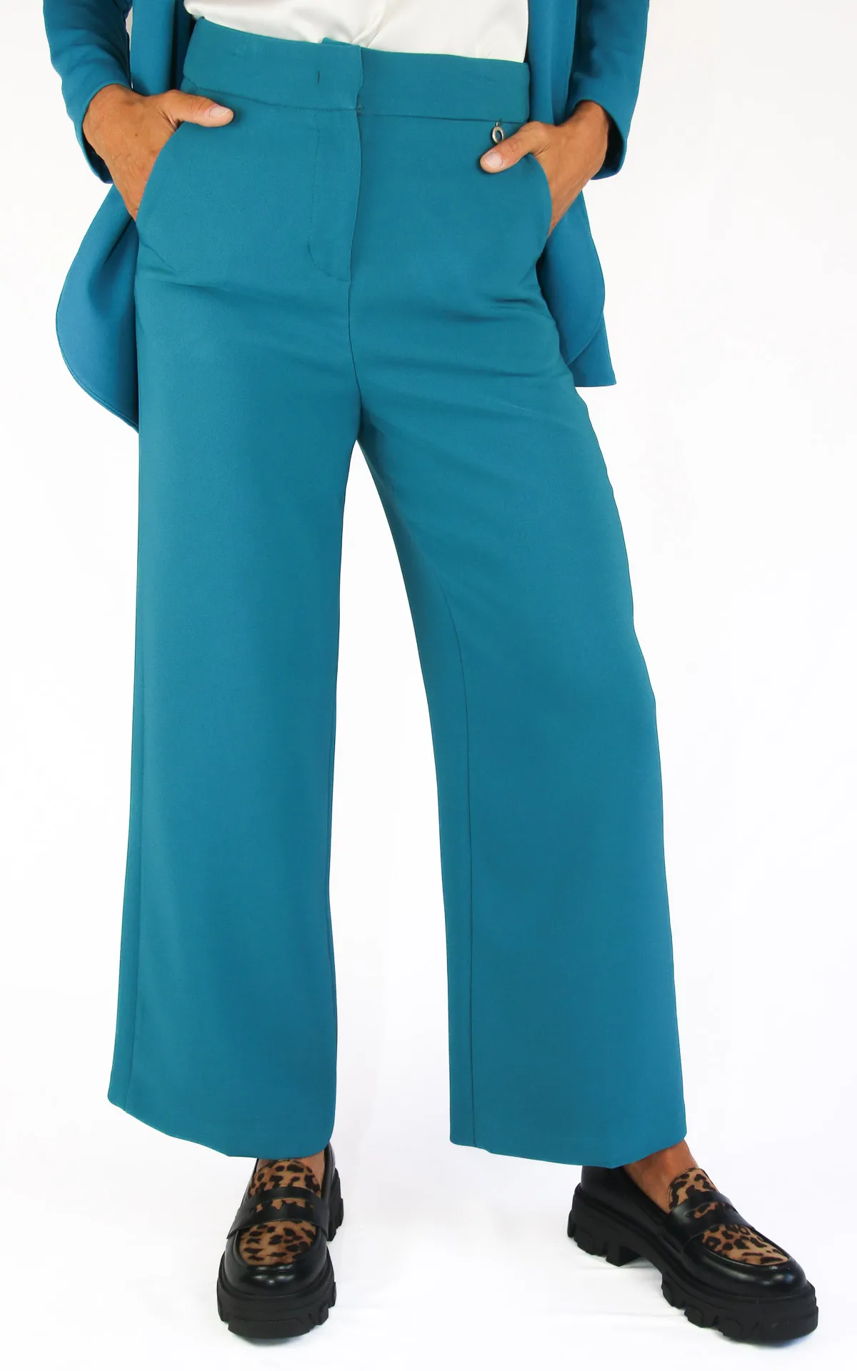 ECO – pantalone sigaretta – petrolio