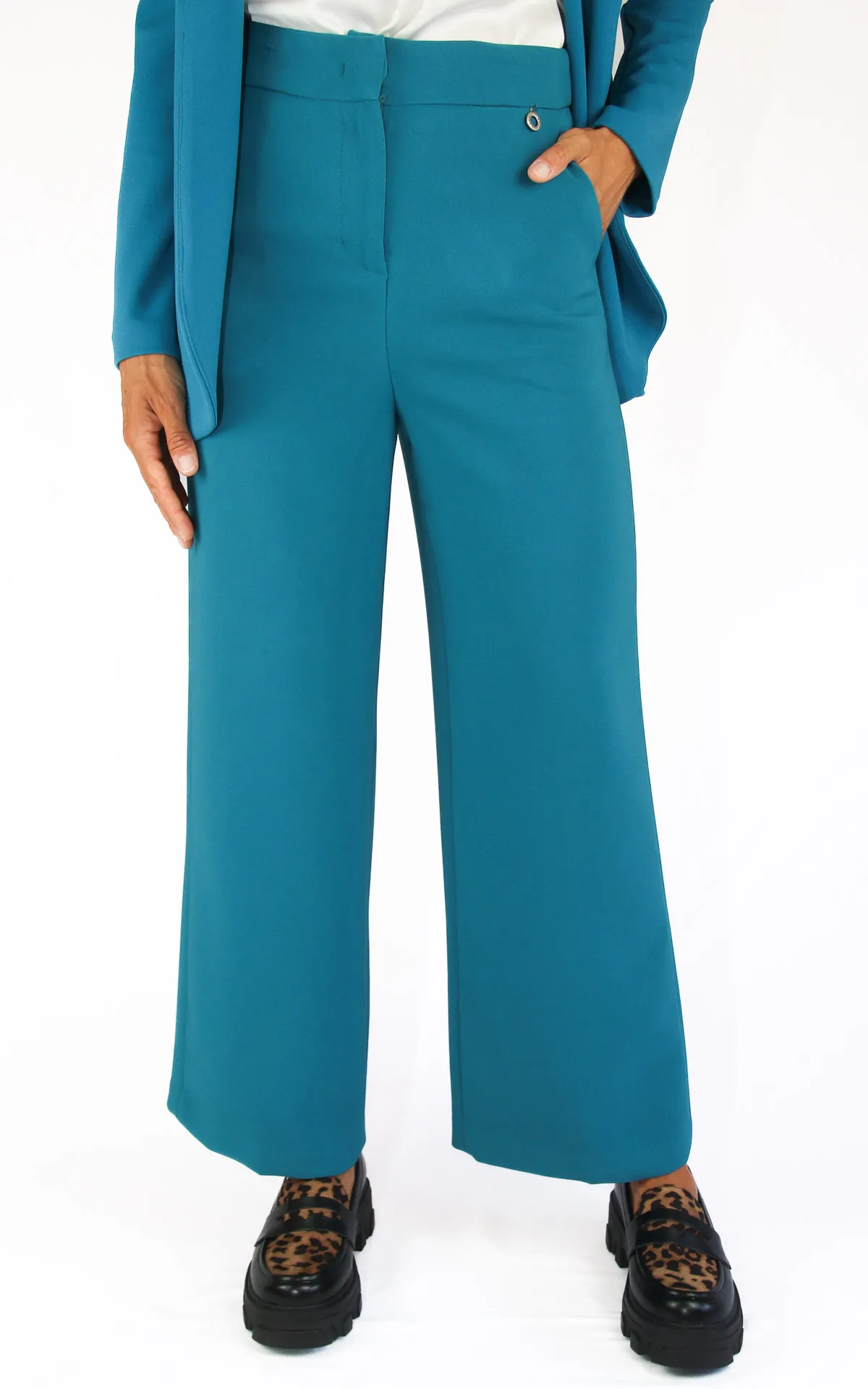 ECO – pantalone sigaretta – petrolio