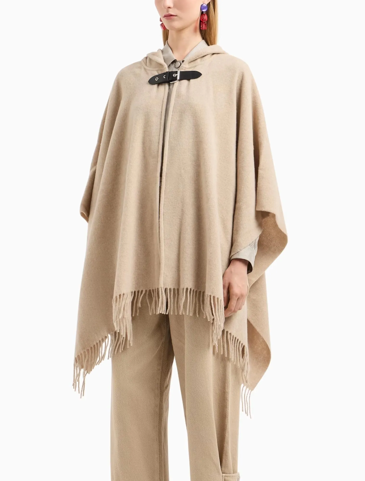 Emporio Armani  Mantella con cappuccio
