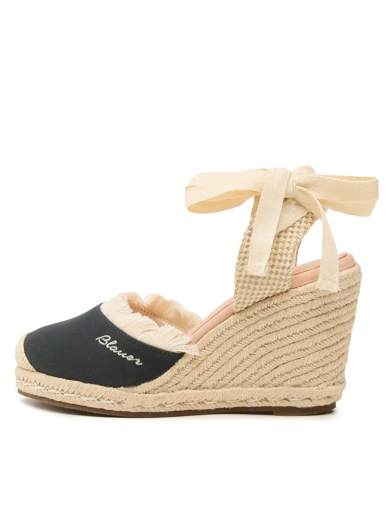 Espadrillas Donna “Blauer” S3WELLS01 Collezione 2024 – Blu e Beige