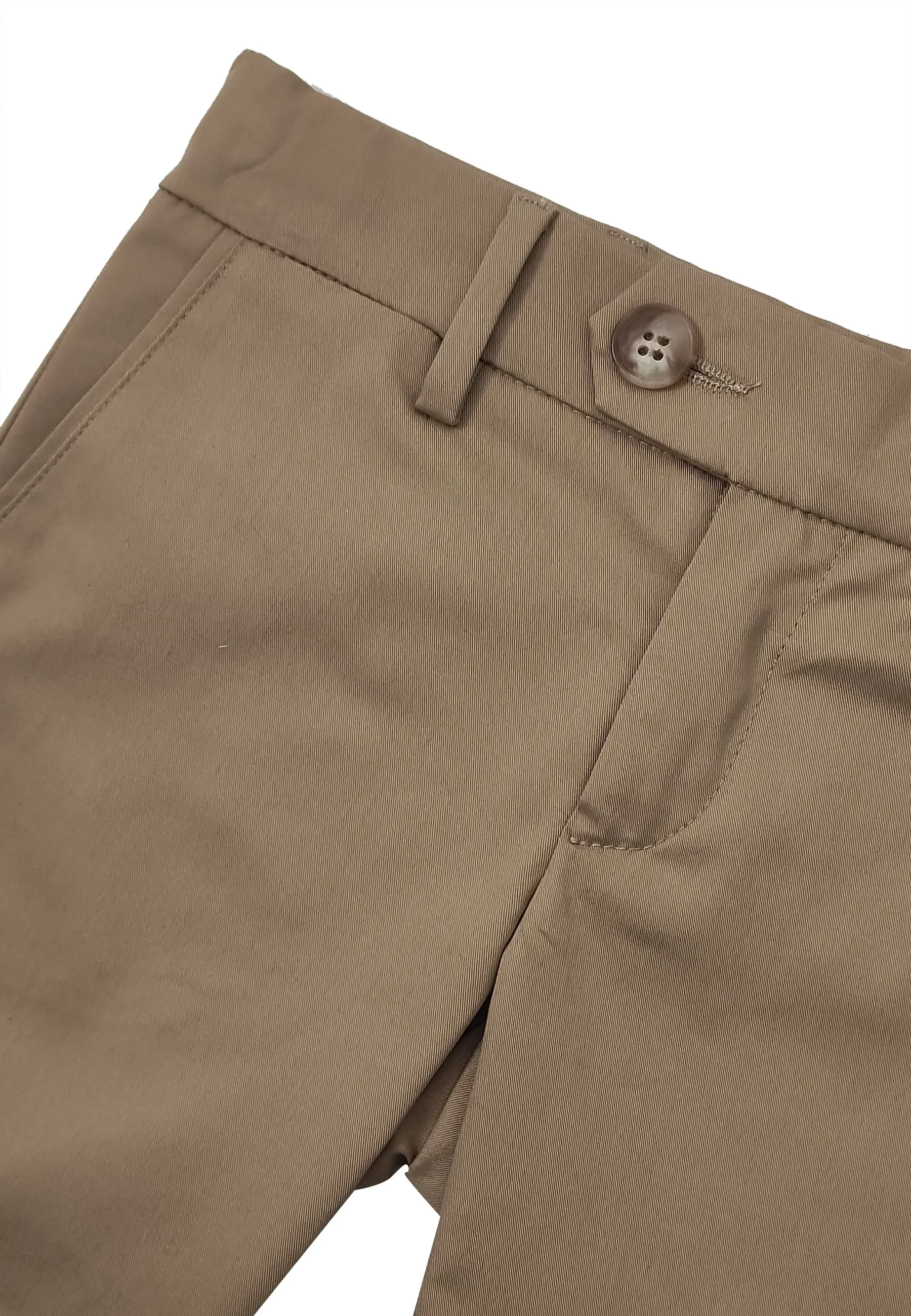 Fay bermuda marrone ragazzo in cotone