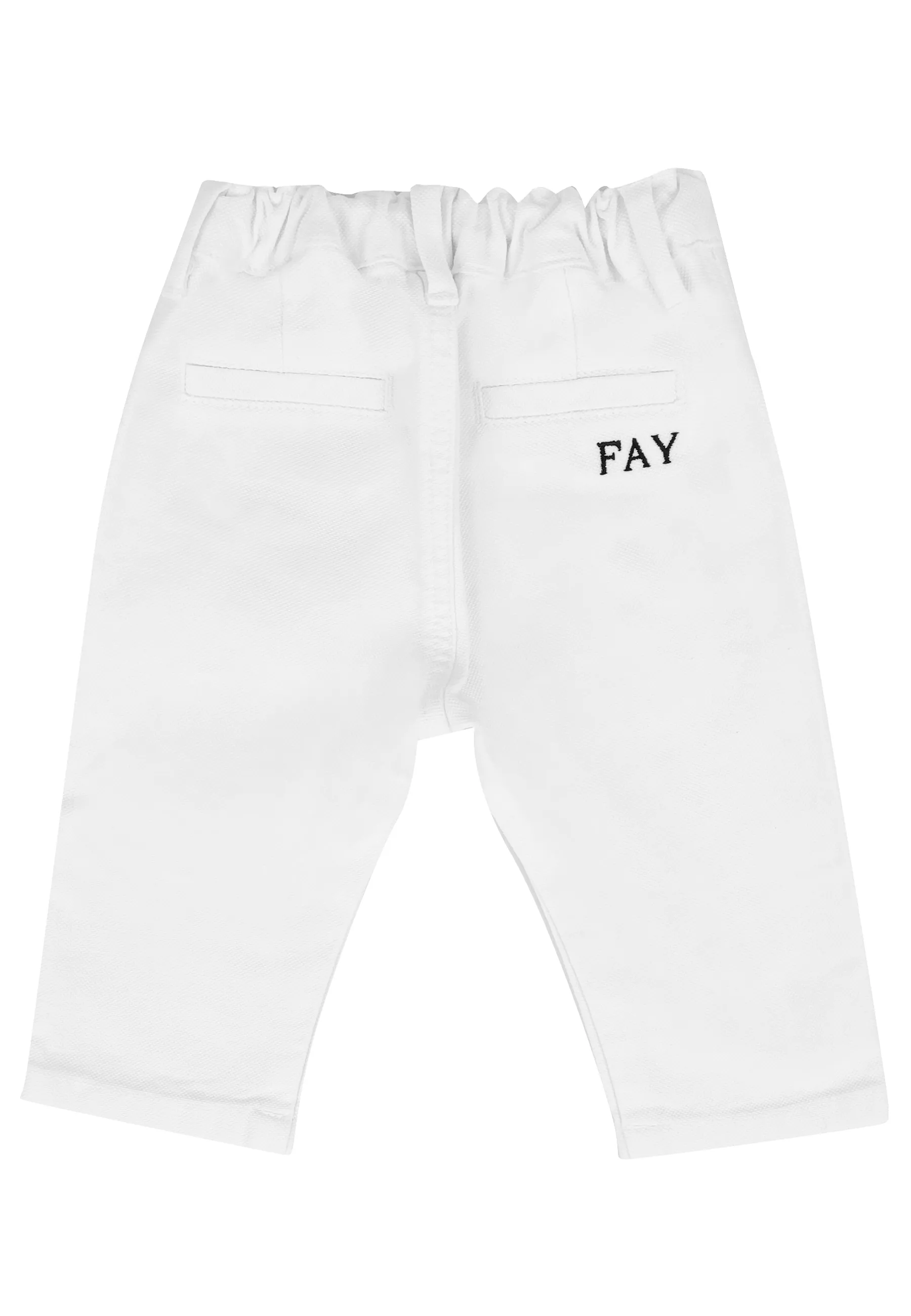 Fay pantalone chino bianco bambino in cotone