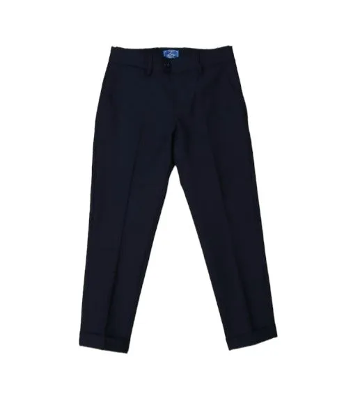 Fay Pantalone In Cotone 5O6140-OB620 Con Logo Retro