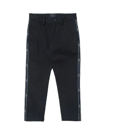 Fay Pantalone In Cotone 5Q6061-G0011 Logo Laterale