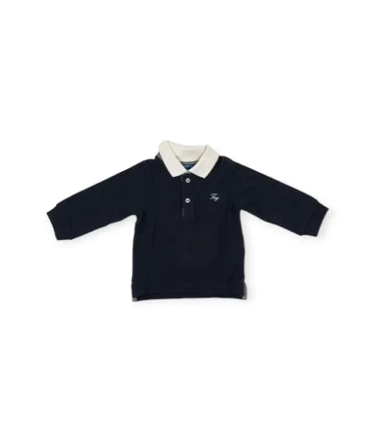 Fay T-shirt a polo con logo ricamato 9B8330-BG090