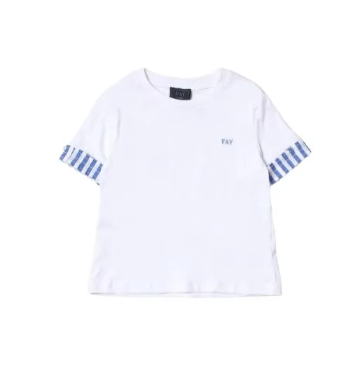 Fay T-shirt con logo sul davanti FS8A01-Z1173