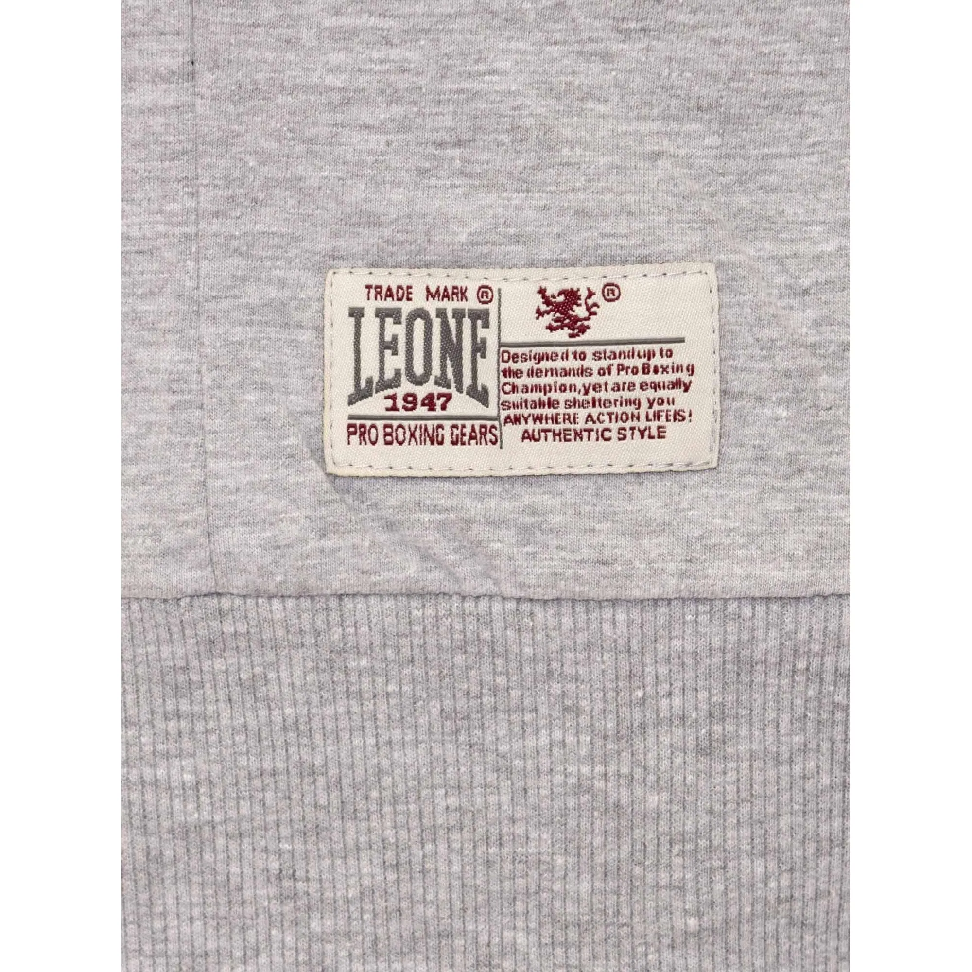 Felpa da uomo con cappuccio e zip Leone 1947 Apparel