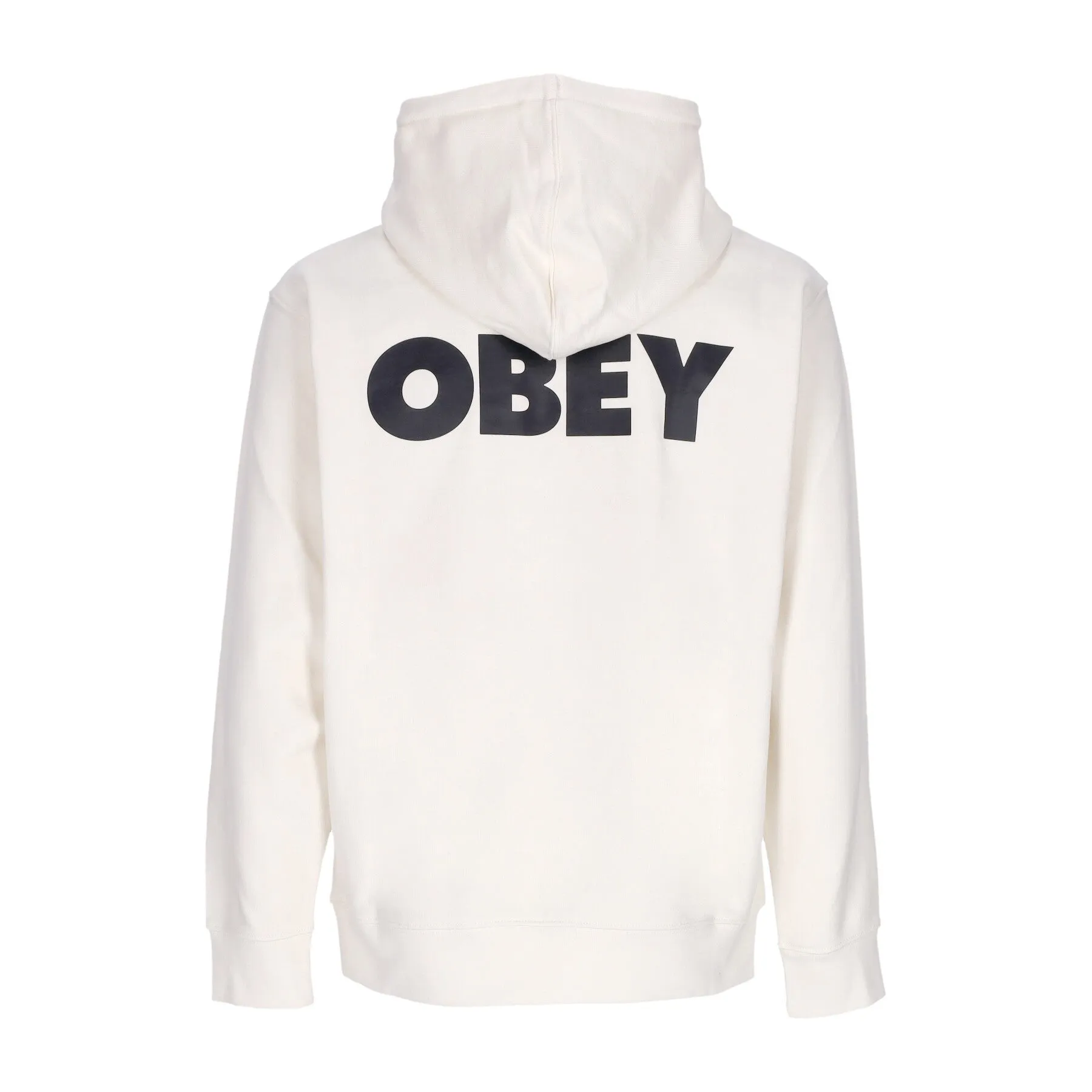 Felpa Leggera Cappuccio Uomo Bold Hood Premium French Terry Unbleached