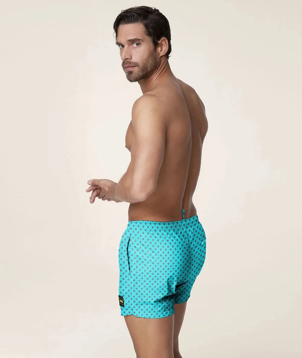 F**K UOMO--Costume da mare boxer Mood Micro Pattern