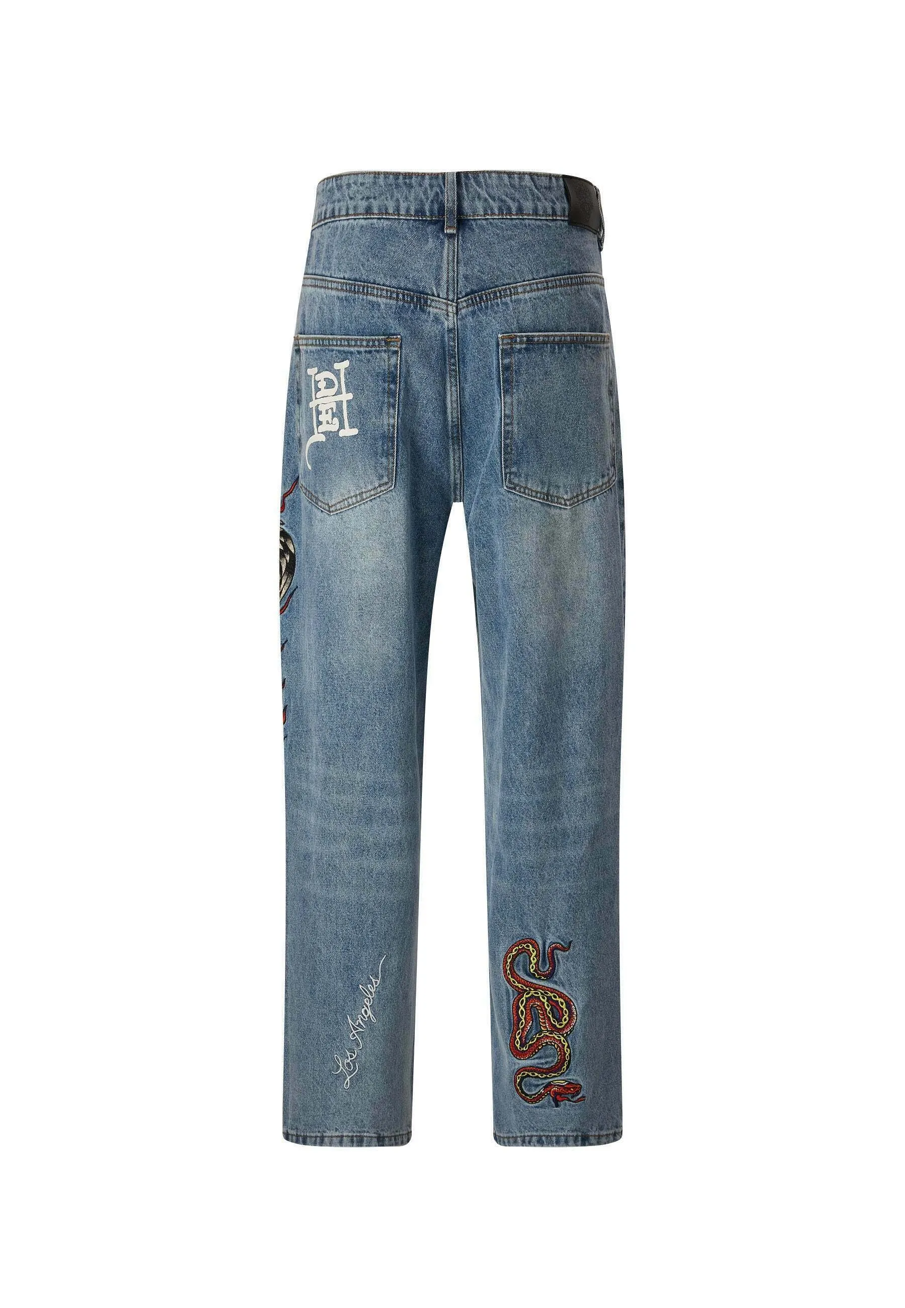 FLAMER-SNAKE BAGGY  - Jeans a sigaretta